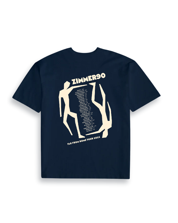 Zimmer90 - Far From Home Tour 2025 Navy - T-Shirt | Men-Image